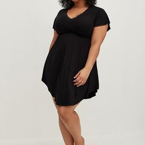 Babydoll VNeck Sleep Dress